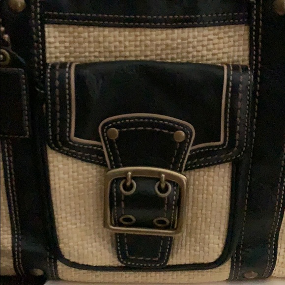 ‼️SALE‼️ Basket / Leather Coach Purse with Dust Cover - Picture 2 of 7